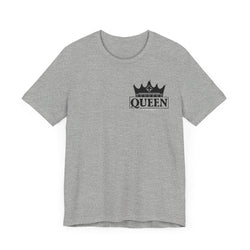 Queen with her King Valentine Casual Soft Unisex Jersey Crew Neck Short Sleeve Tee