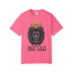 Big Leo Lion Graphic T-Shirt, Unisex Tee, Animal Lover Gift, Birthday Shirt, Astrology Apparel, Comfortable Everyday Wear