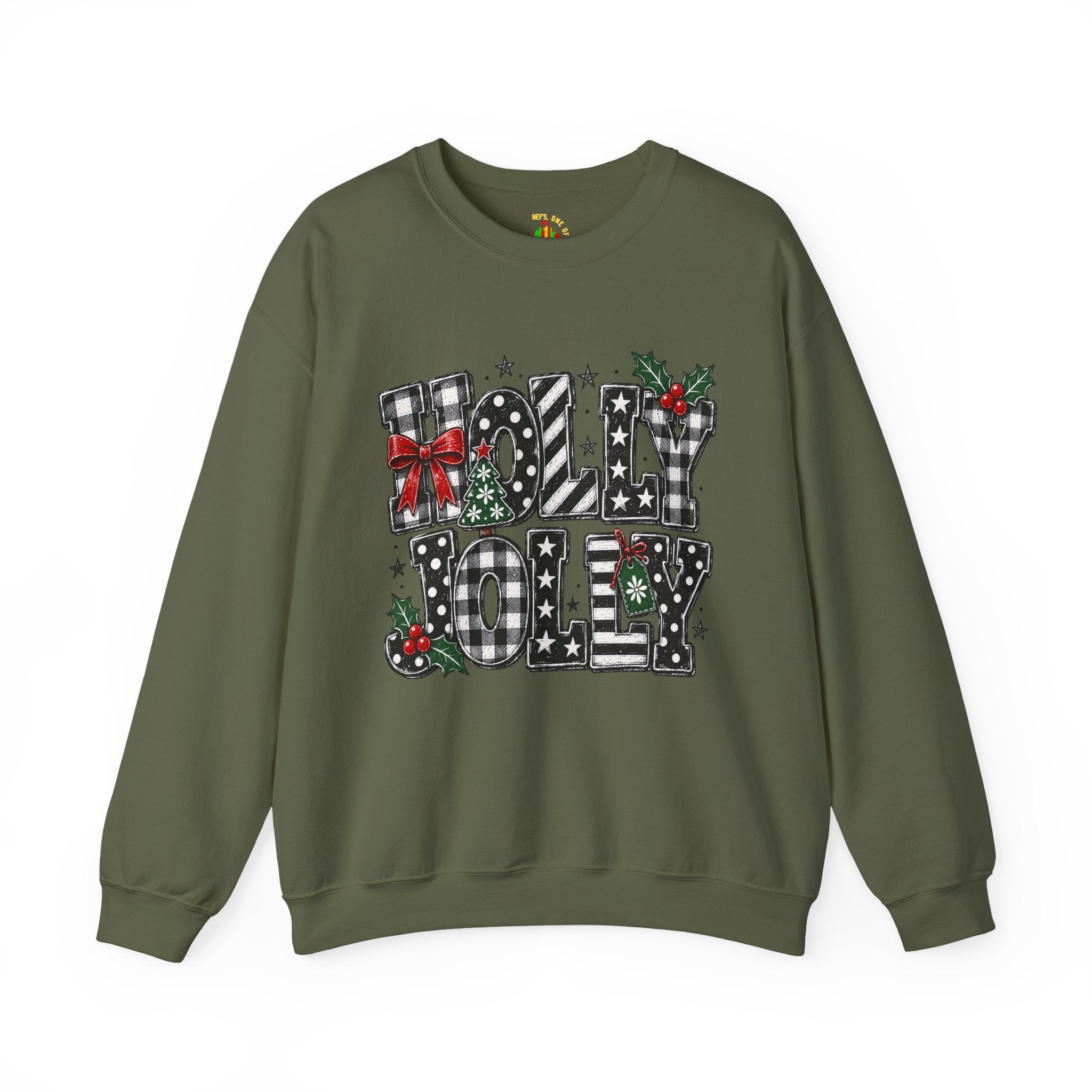 Merry Noel Christmas Reindeer Crewneck Sweatshirt