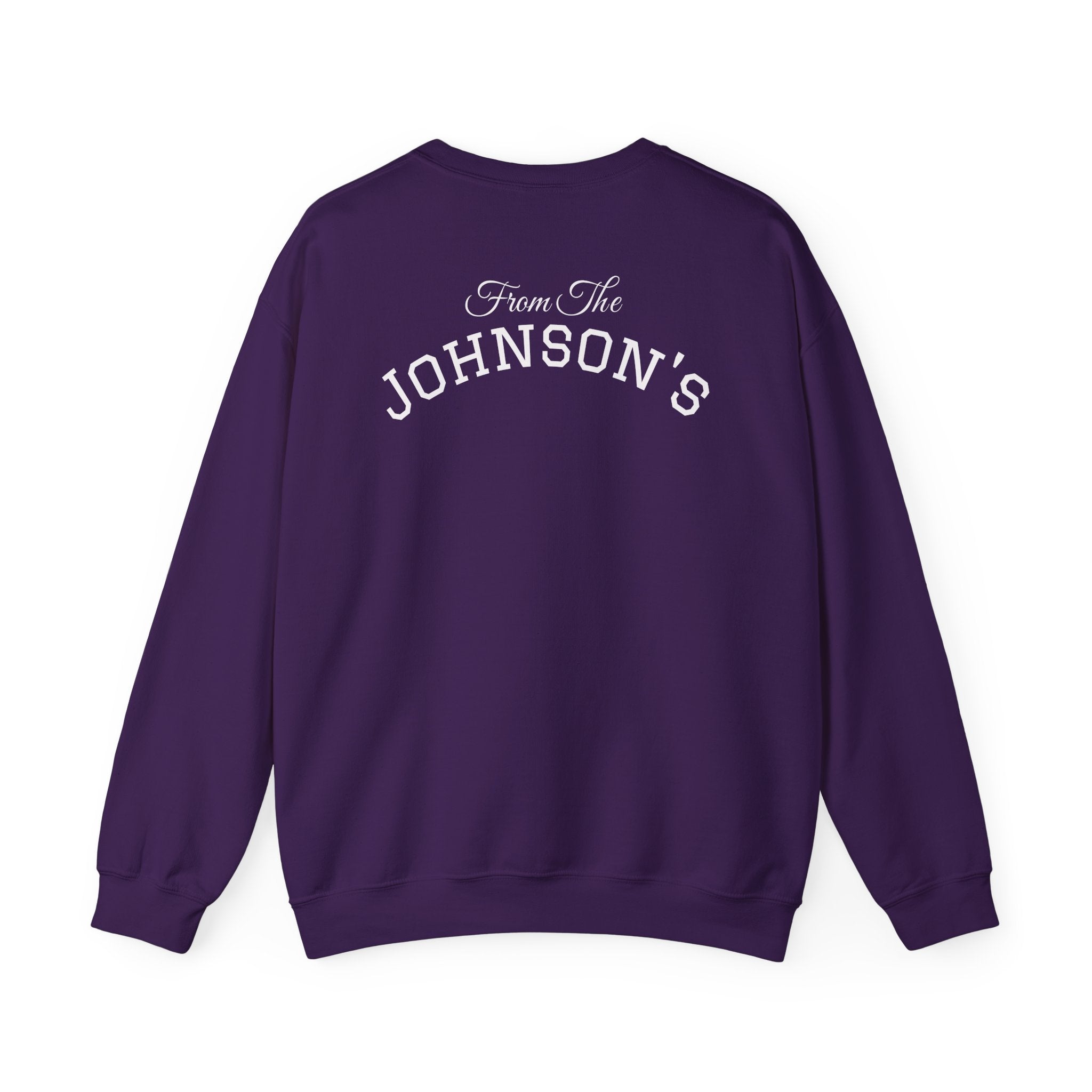 Merry Christmas Personalized Family Name Sweatshirt