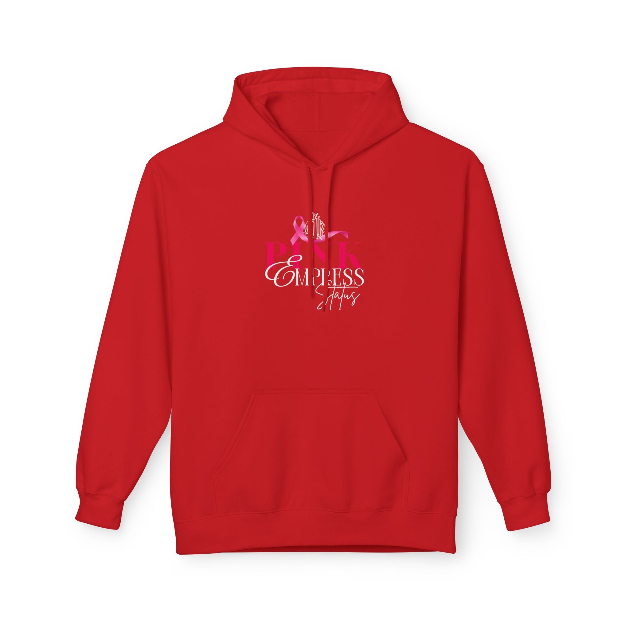 N1K Empress Status Pink Ribbon Breast Cancer Awareness Hoodie — PINK Breast Cancer Support Pullover