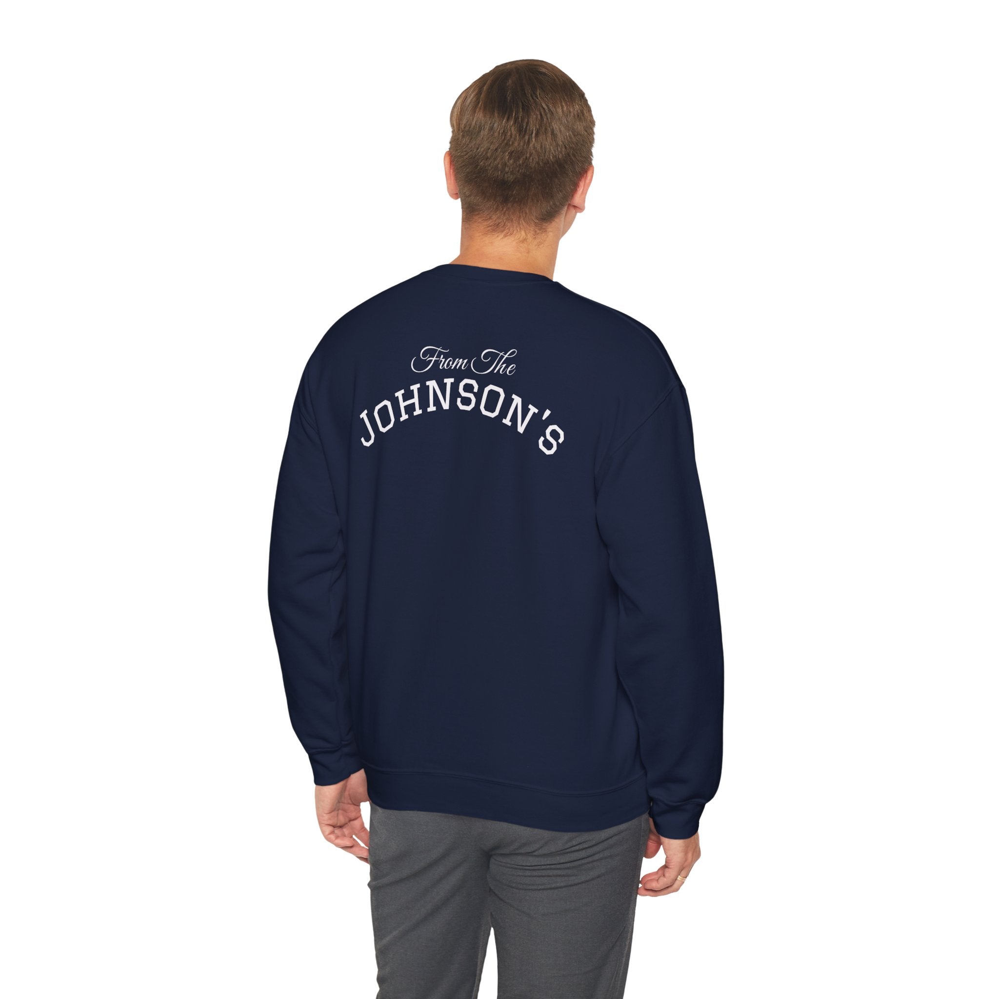Merry Christmas Personalized Family Name Sweatshirt