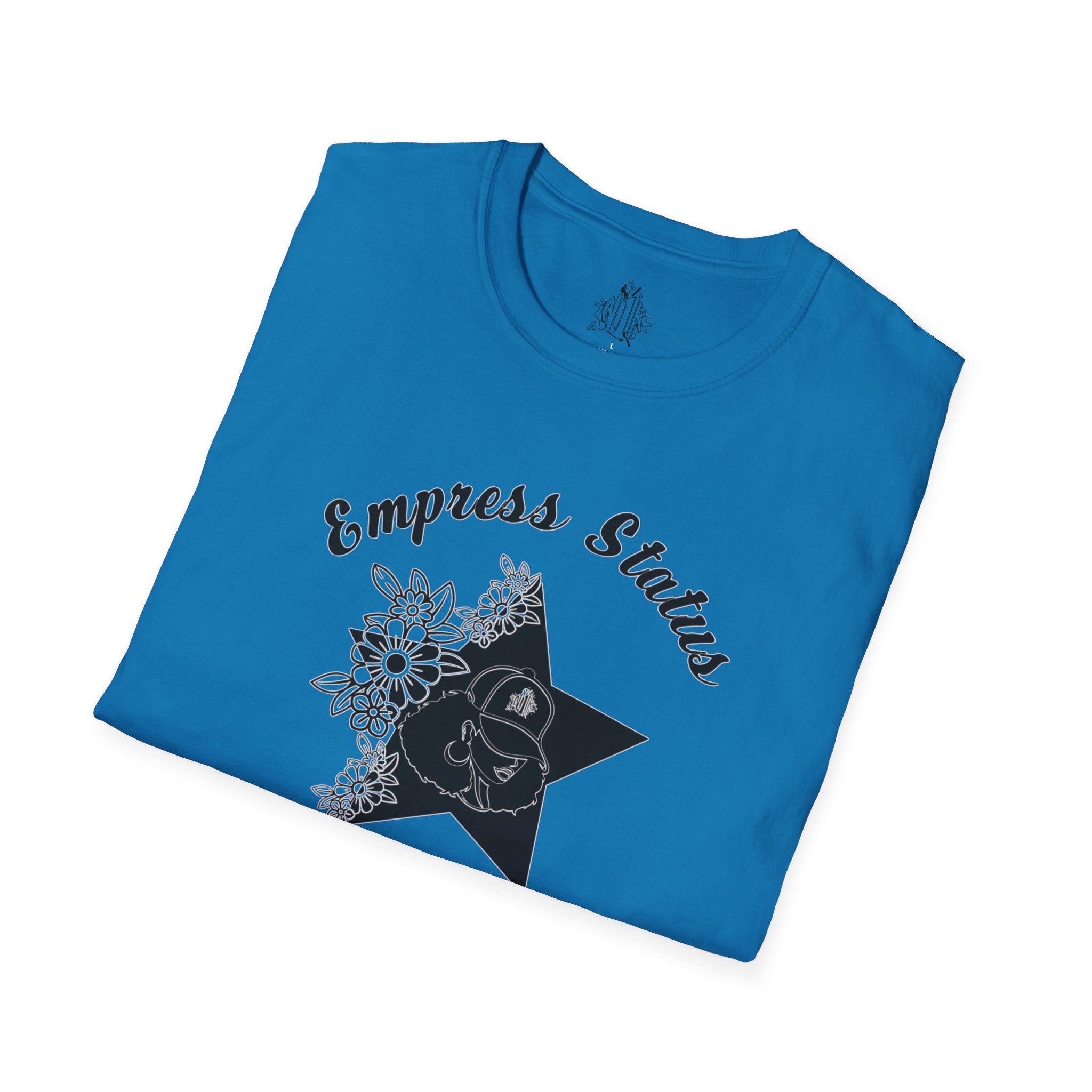 Empress Black Girl Floral Status T-shirt