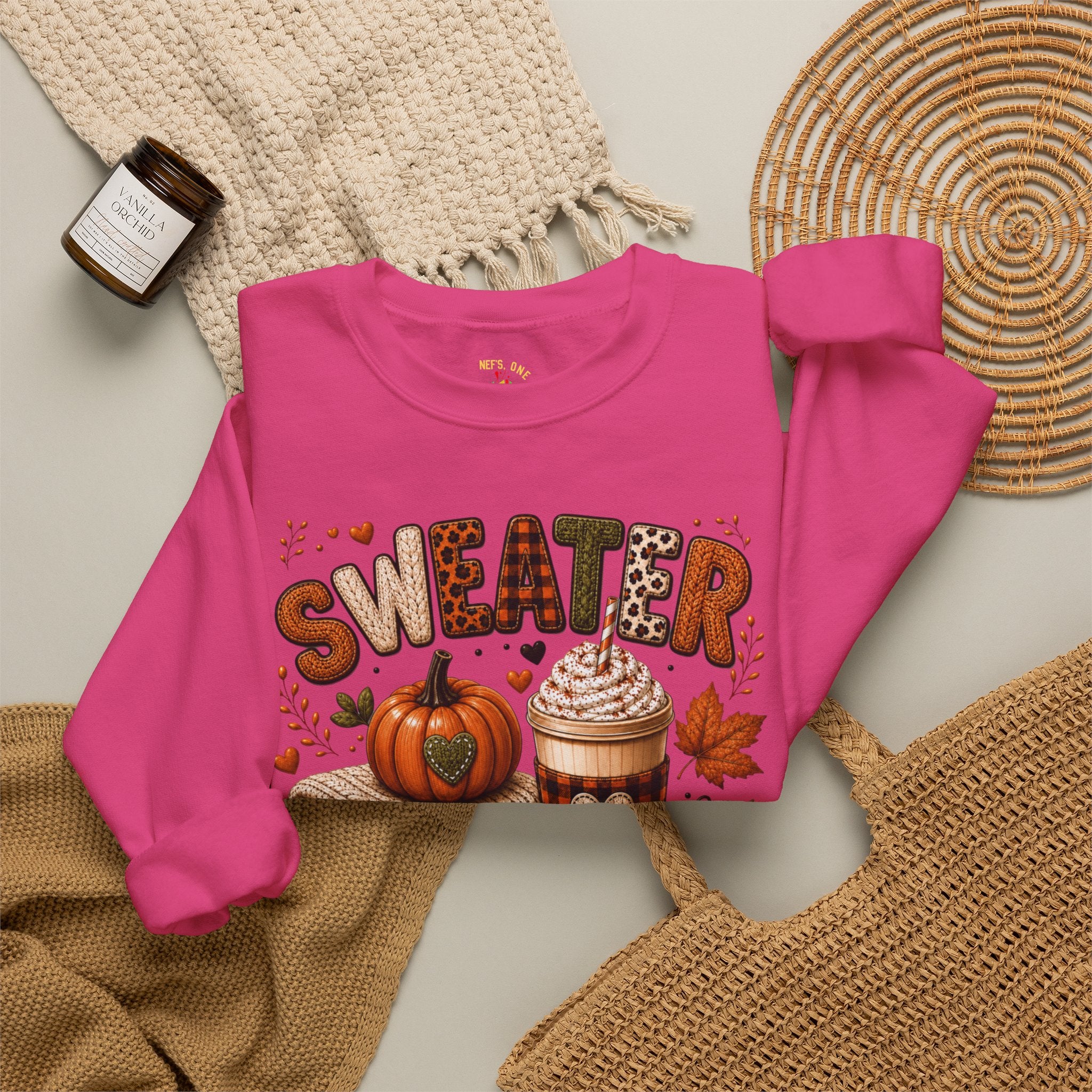 Sweater Weather Autumn Crewneck Sweatshirt