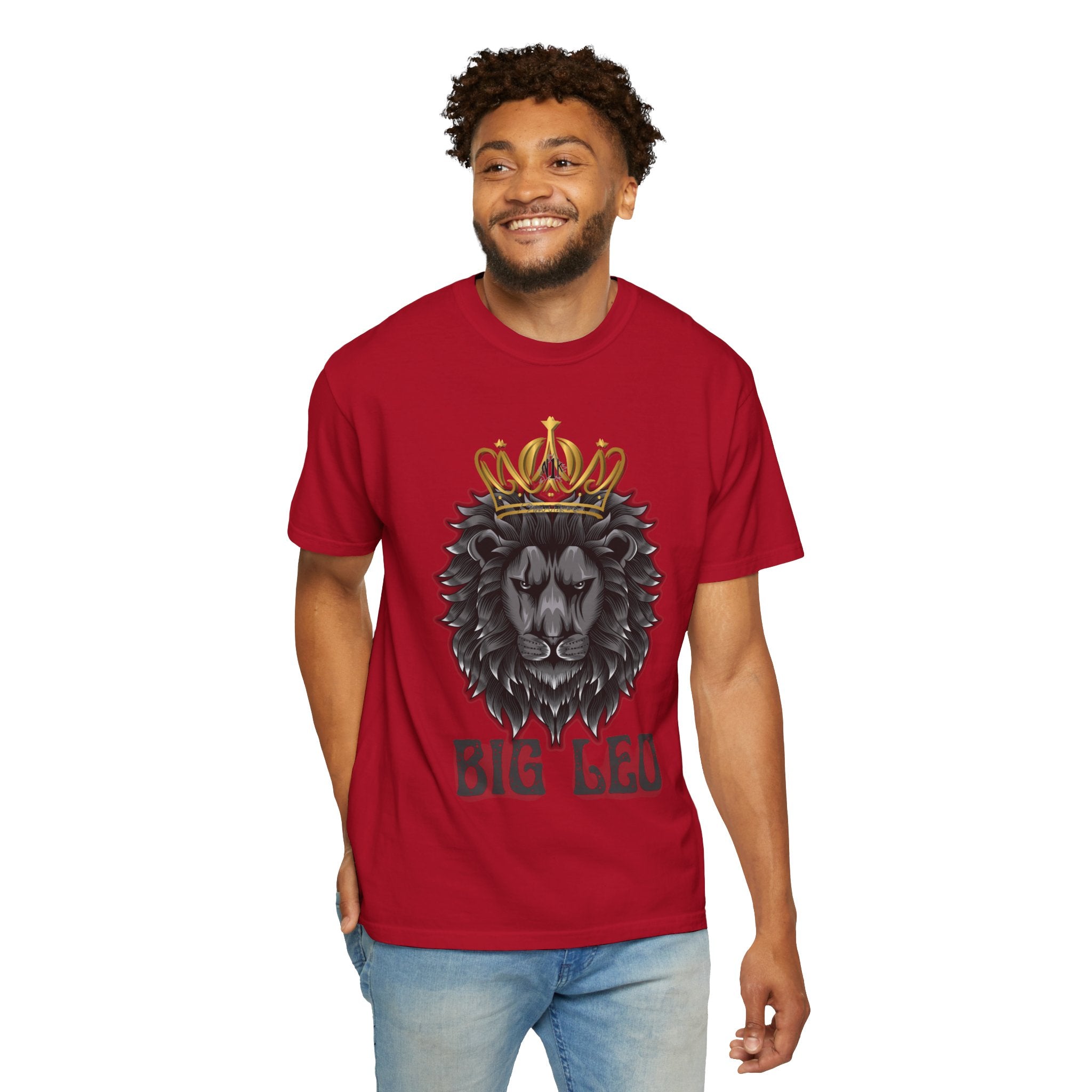 Big Leo Lion Graphic T-Shirt, Unisex Tee, Animal Lover Gift, Birthday Shirt, Astrology Apparel, Comfortable Everyday Wear