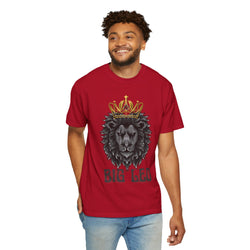 Big Leo Lion Graphic T-Shirt, Unisex Tee, Animal Lover Gift, Birthday Shirt, Astrology Apparel, Comfortable Everyday Wear