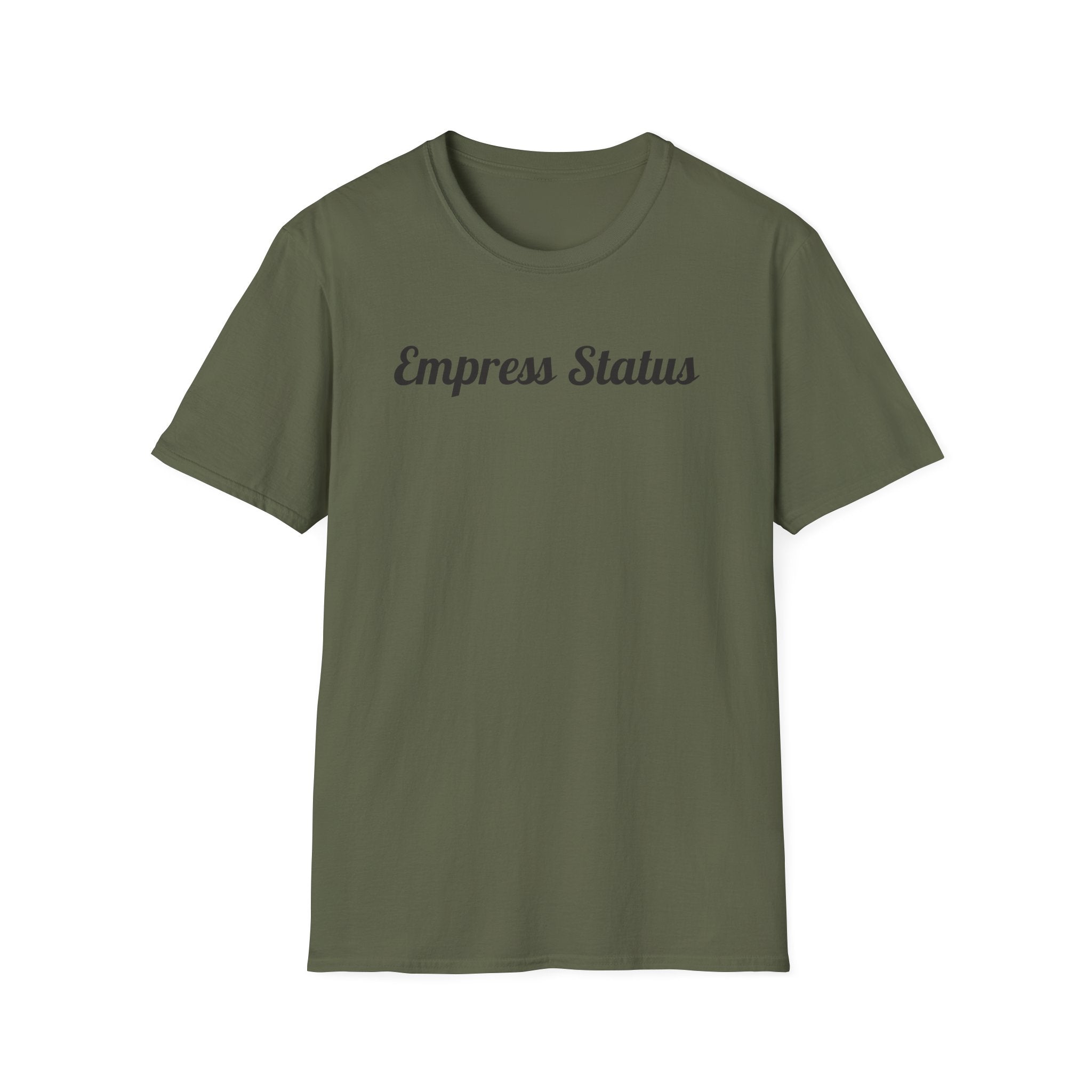Black Glitter Empress Status Unisex Softstyle T-Shirt