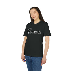 Empress Status Embroidered T-Shirt for Creators, Fashionable Graphic Tee, Casual Wear, Gifts for Creatives, Art Lover Apparel