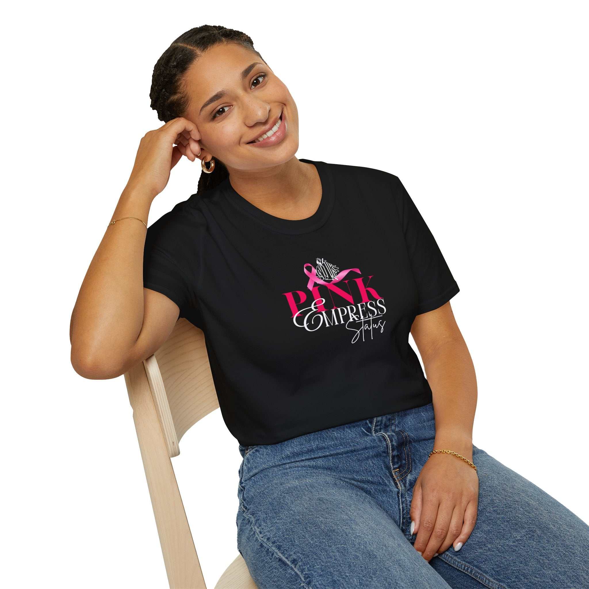 Pink Empress Ladies T-Shirt – 'Pink Empress' Script Graphic