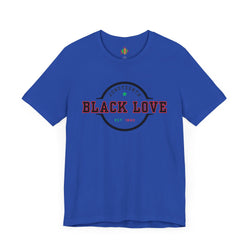 Black Love Unisex Jersey Tee | Heritage Design, Casual Wear, Gift for Him/Her, Black History Month, Everyday Comfort