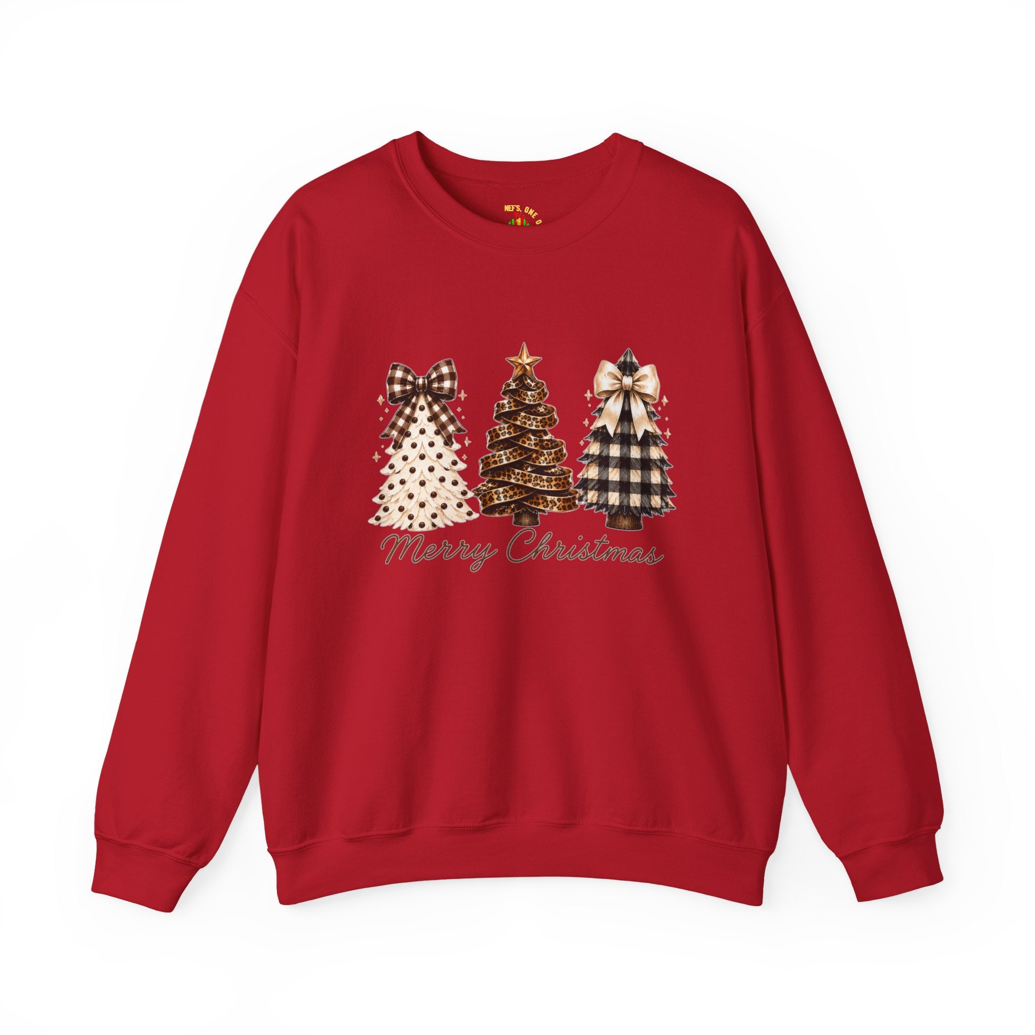 Merry Christmas Christmas Tree Crewneck Sweatshirt