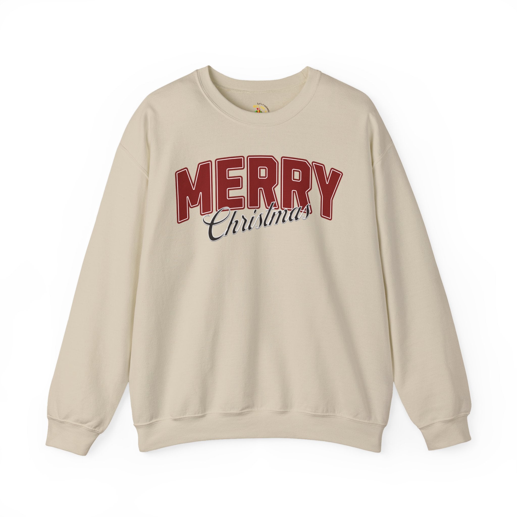 Merry Christmas Personalized Family Name Sweatshirt