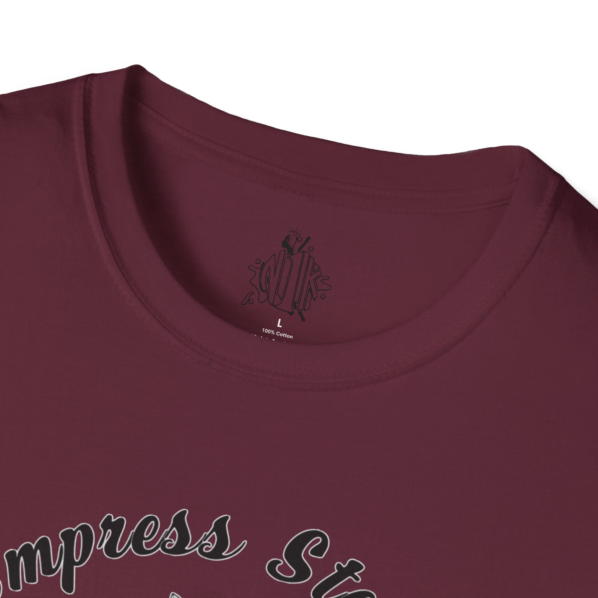 Empress Black Girl Floral Status T-shirt