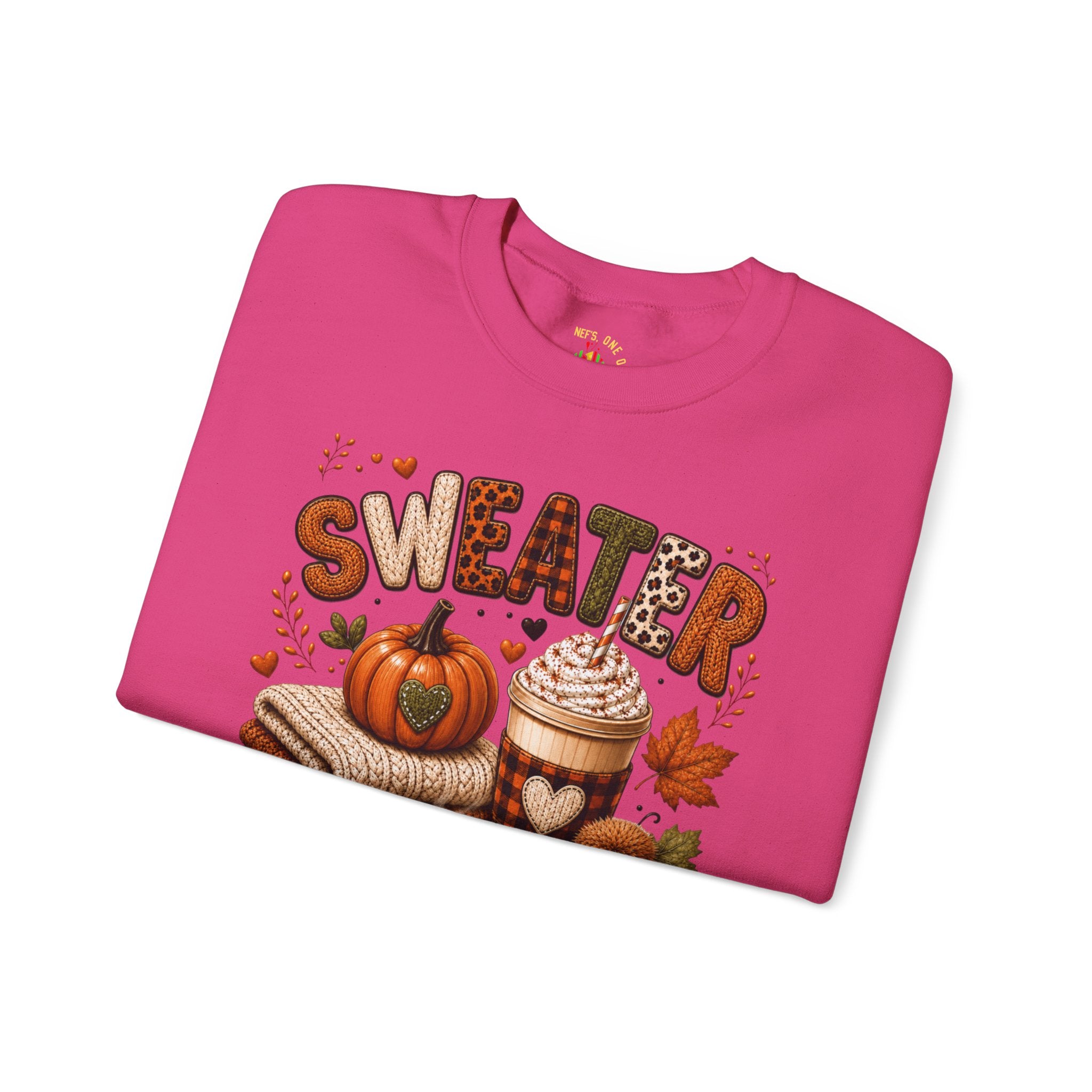 Sweater Weather Autumn Crewneck Sweatshirt
