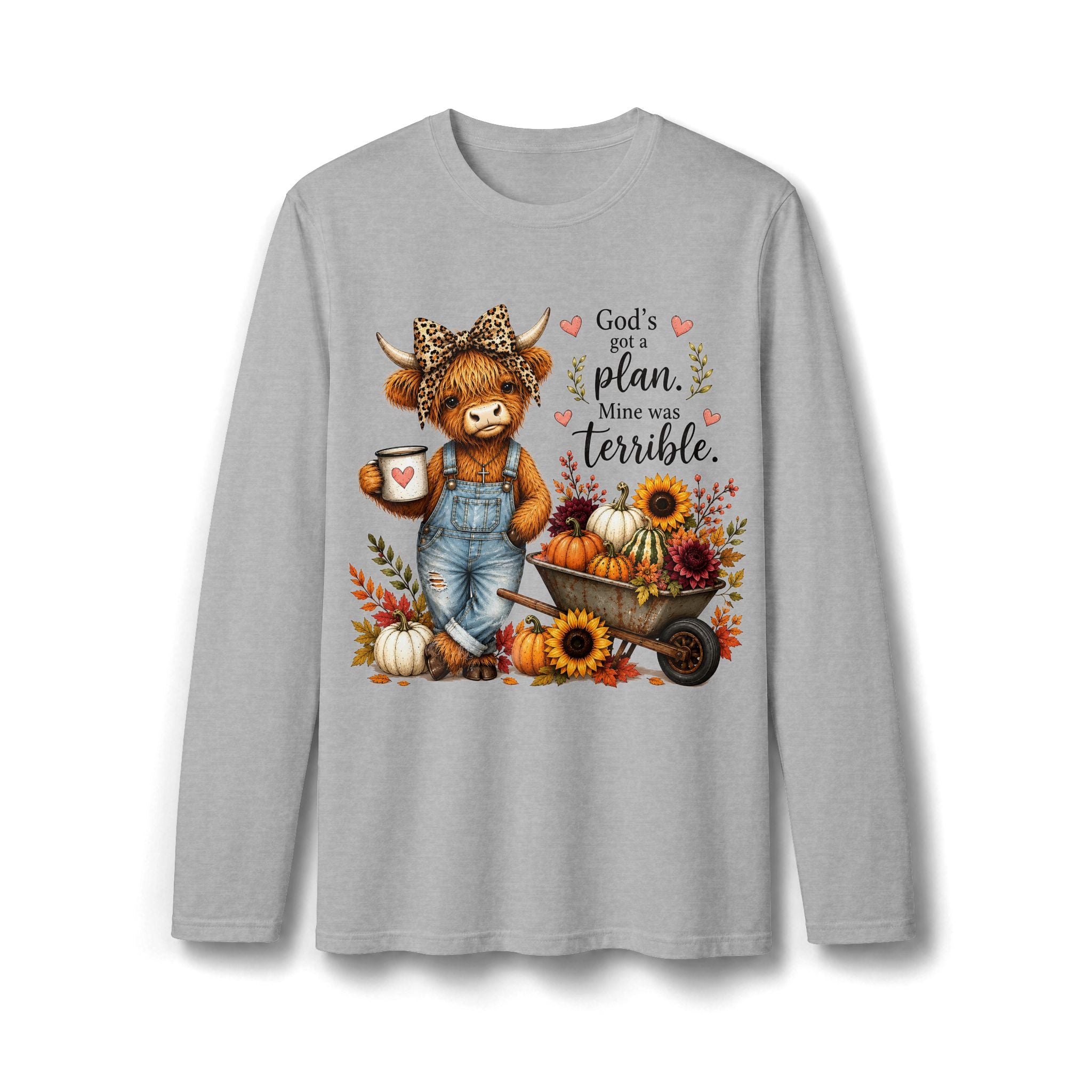 God’s Got a Plan Gingerbread Christmas Long Sleeve T-Shirt