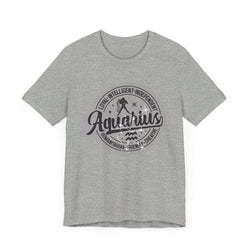 Aquarius Zodiac Unisex Casual Classic Jersey Short Sleeve Tee