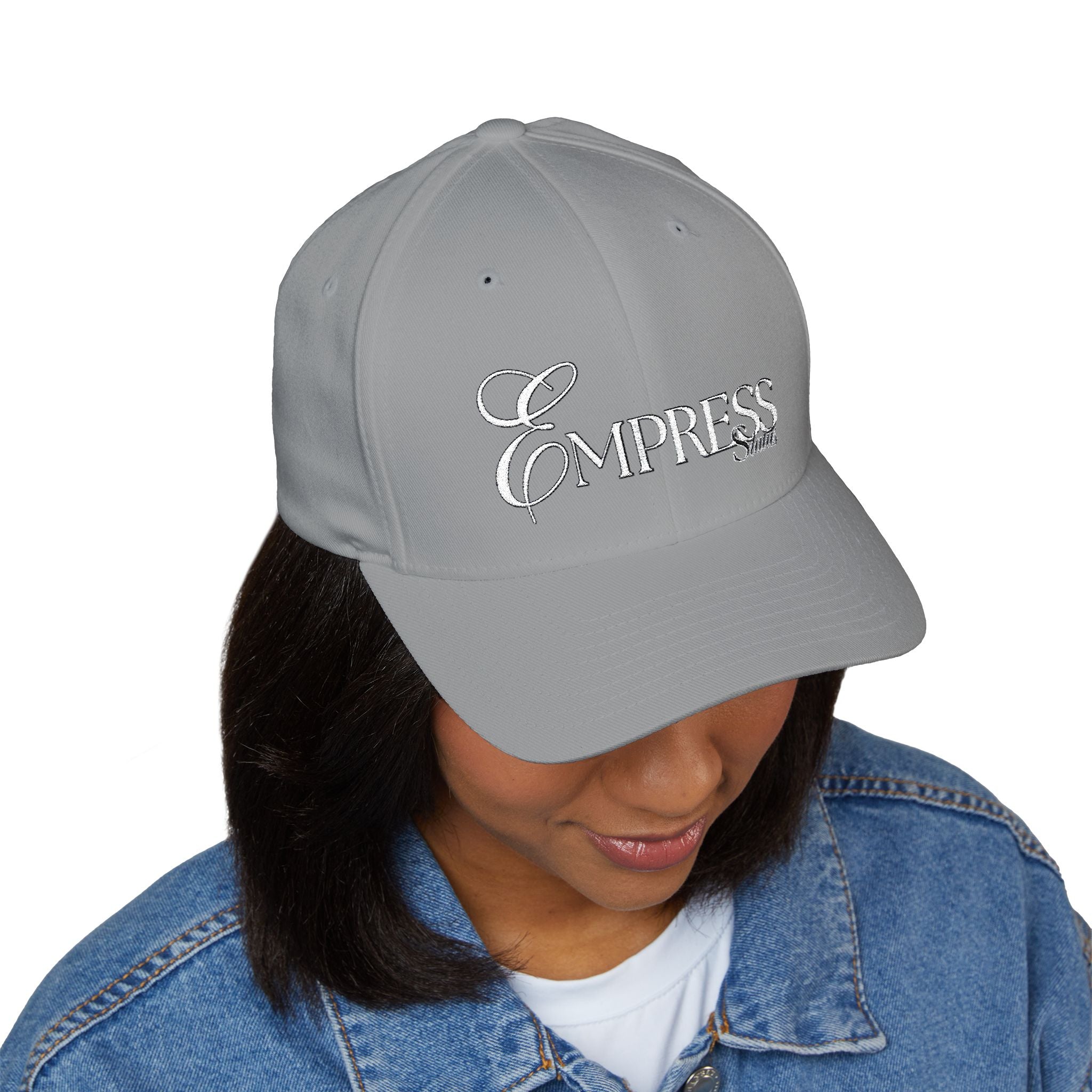 Empress Status -Embroidered Closed-Back Cap, Casual Gift for Him or Her, Trendy Accessories for Everyday Wear