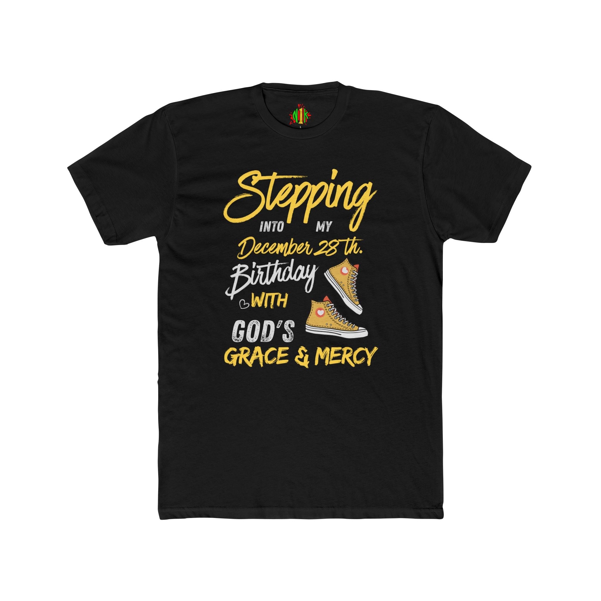 Stepping with God 'Grace & Mercy' Inspirational Birthday TeeT-ShirtGrace & Mercy