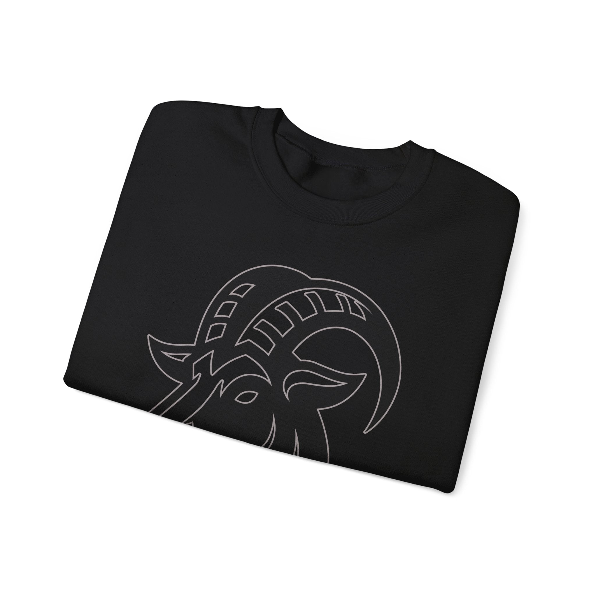 Aries Zodiac Unisex Casual Crewneck Sweatshirt