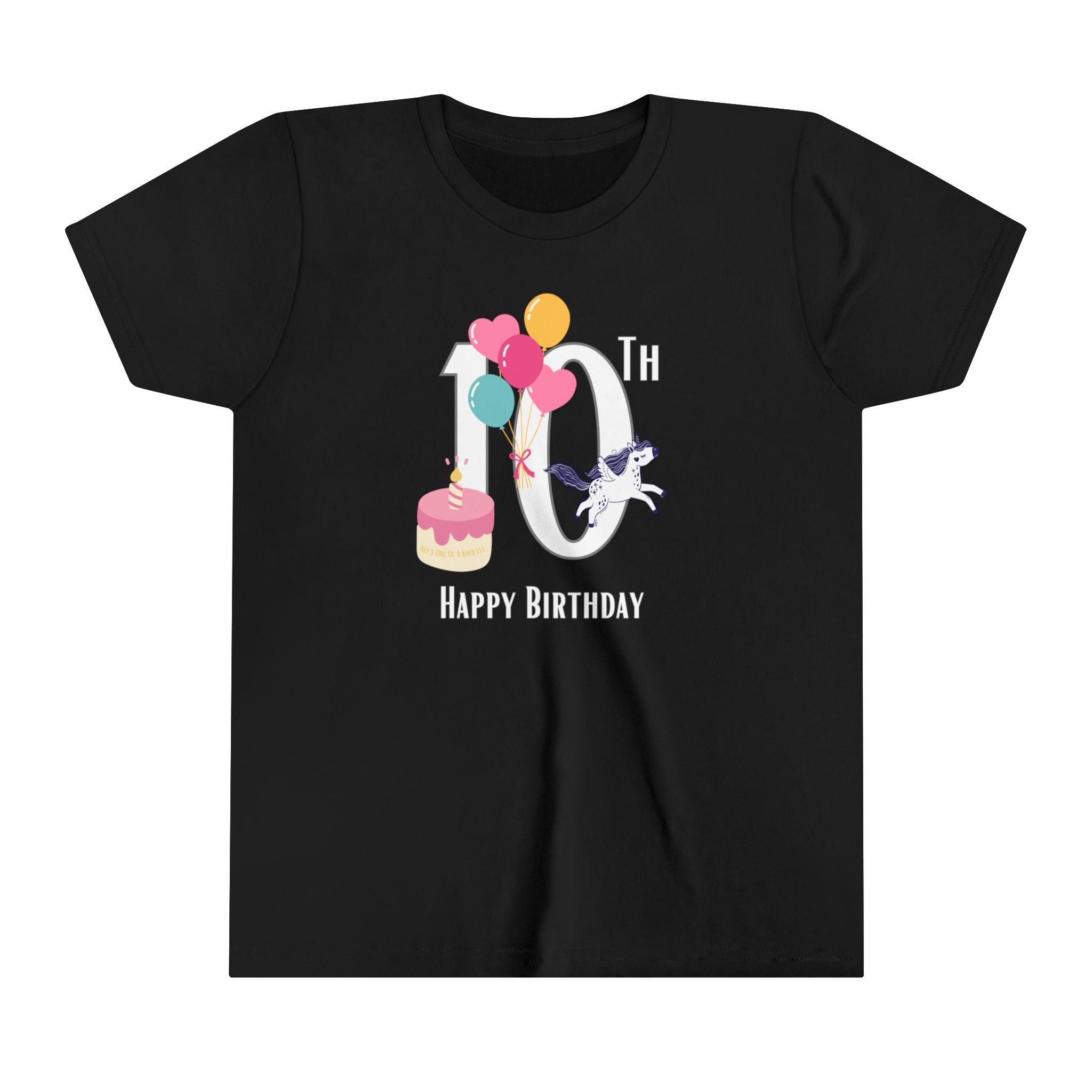 Happy 10th Birthday Unicorn Tee