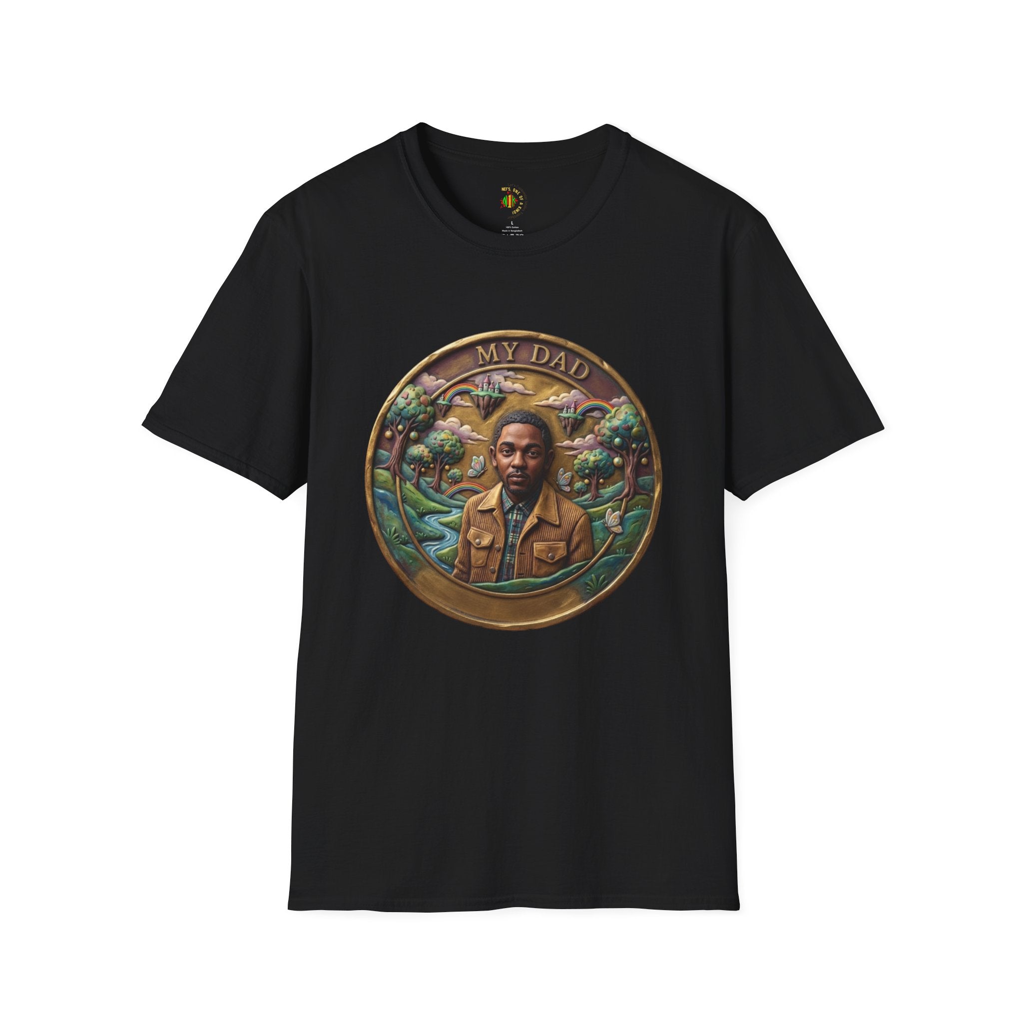 Todd Another Customized My Dad Portrait Coin Tee Graphic T-Shirt