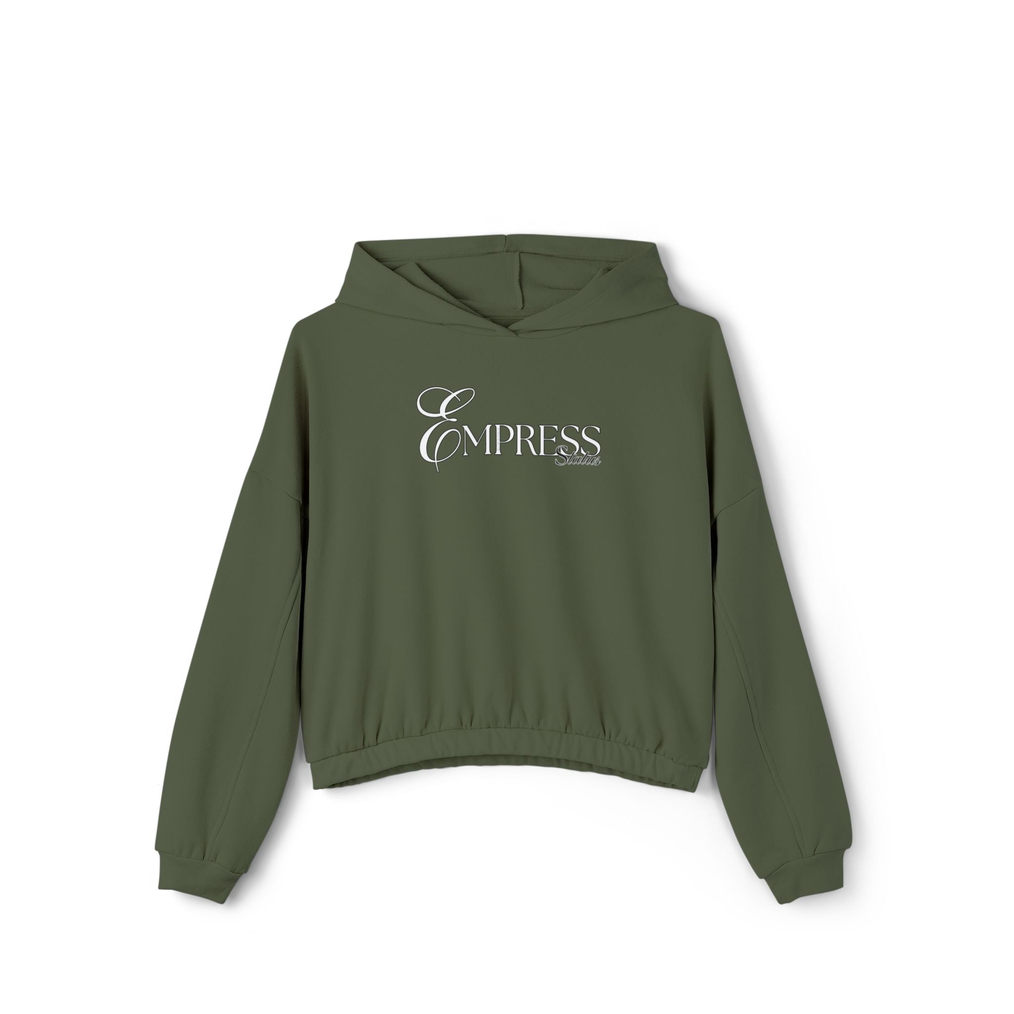 Empress Women's Cinched Bottom Hoodie, Chic Pullover, Stylish Activewear, Casual Outfit, Birthday Gift, Cozy Gift