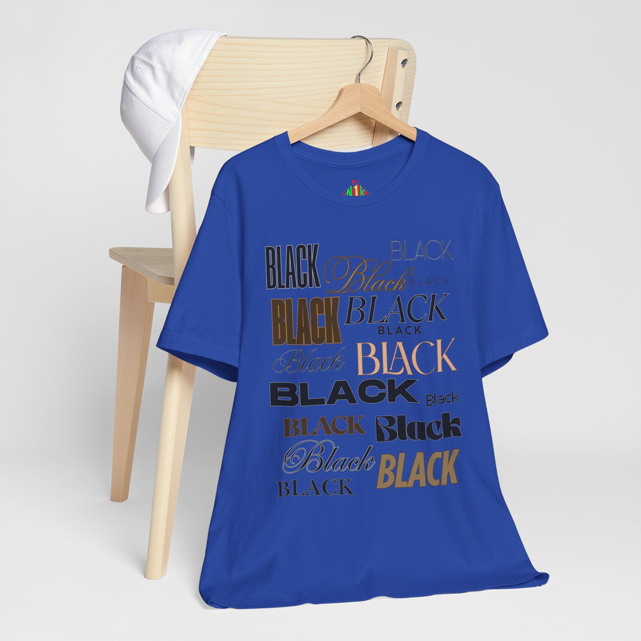 Black Text Unisex Tee, Casual Graphic T-Shirt for Fashion Lovers, Perfect Gift for All Occasions, Streetwear Style, Trendy Top