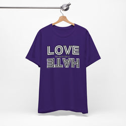 Love / Hate Short Unisex Sleeve Tea