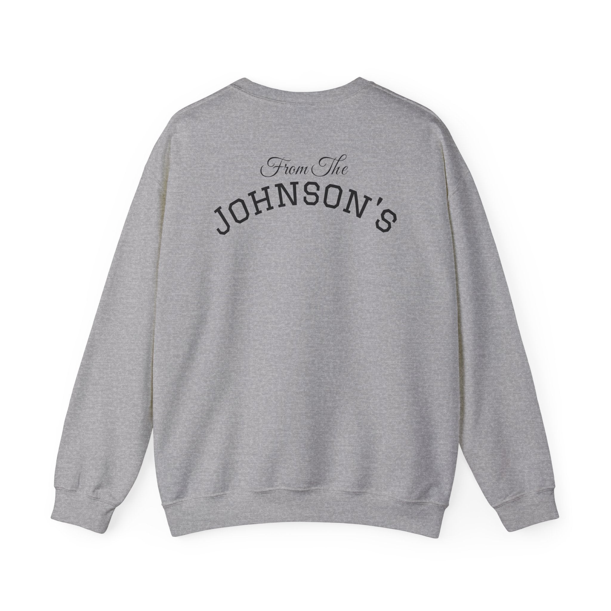 Merry Christmas Personalized Family Name Sweatshirt