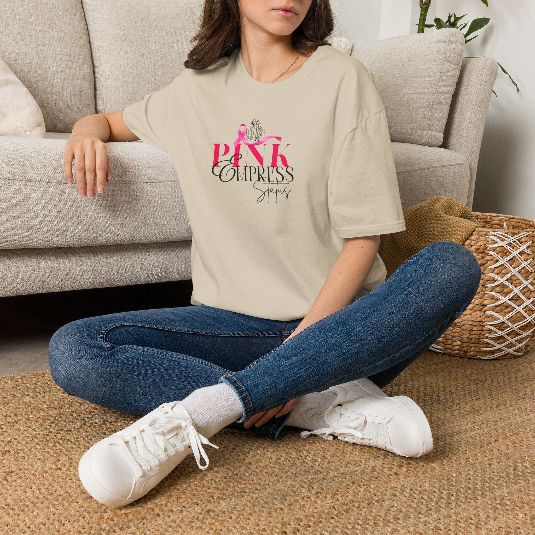 Pink Empress Ladies T-Shirt – 'Pink Empress' Script Graphic