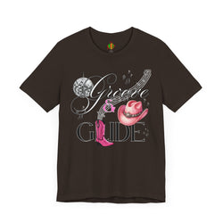 Groove and Glide Graphic Tee - Unisex Short Sleeve T-Shirt for Music Lovers