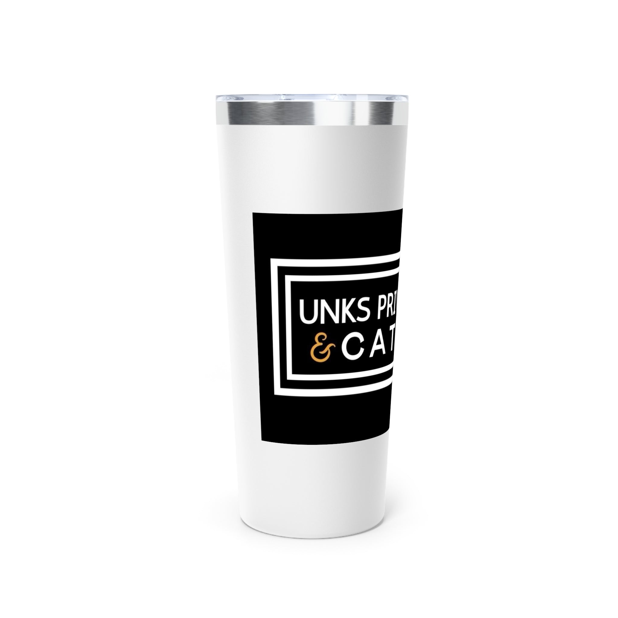 Unks Catering Custom Copper Insulated Tumbler | Hot Beverage Travel Mug | Gift for Coffee Lovers, Unique Kitchen Decor, Personalized Drinkware