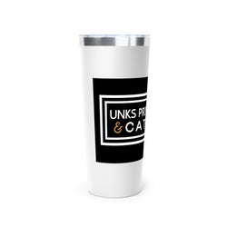 Unks Catering Custom Copper Insulated Tumbler | Hot Beverage Travel Mug | Gift for Coffee Lovers, Unique Kitchen Decor, Personalized Drinkware