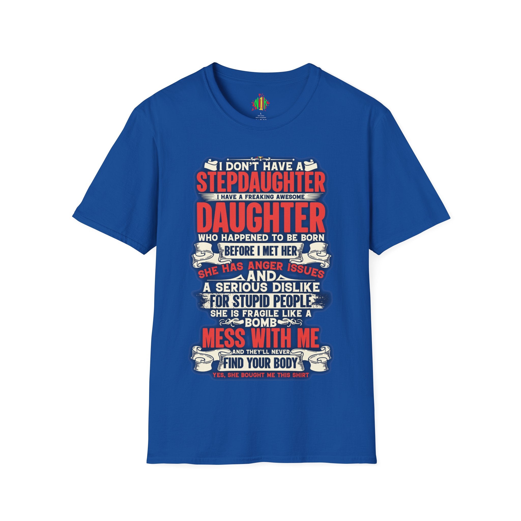 The love of a stepdaughter from a Stepfather Short Sleeve Tee