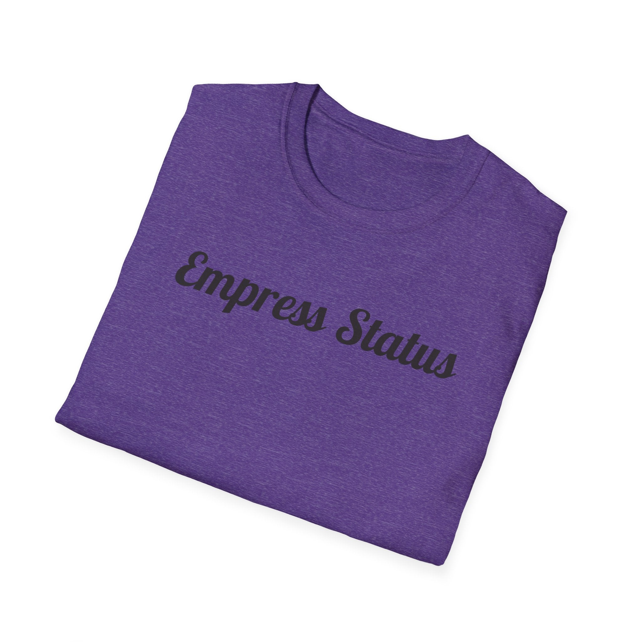Black Glitter Empress Status Unisex Softstyle T-Shirt