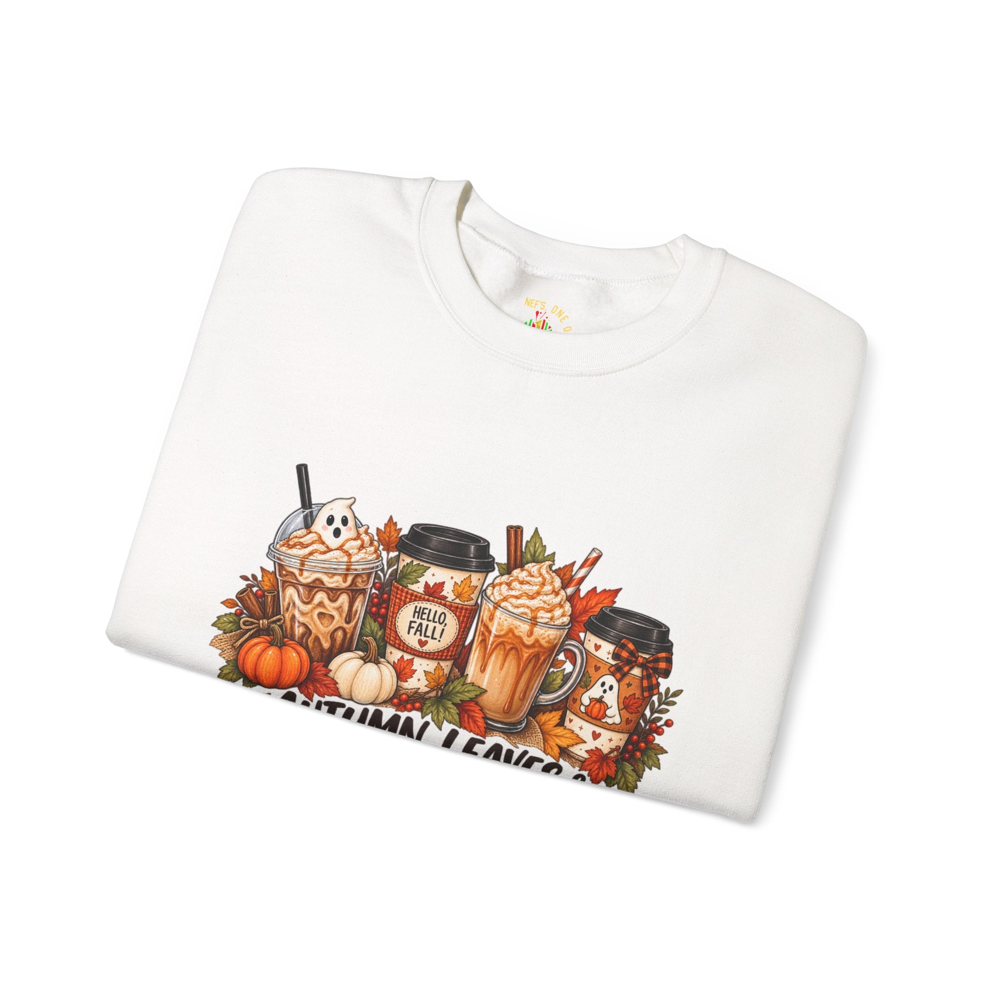 Autumn Leaves & Coffee Please Sweatshirt