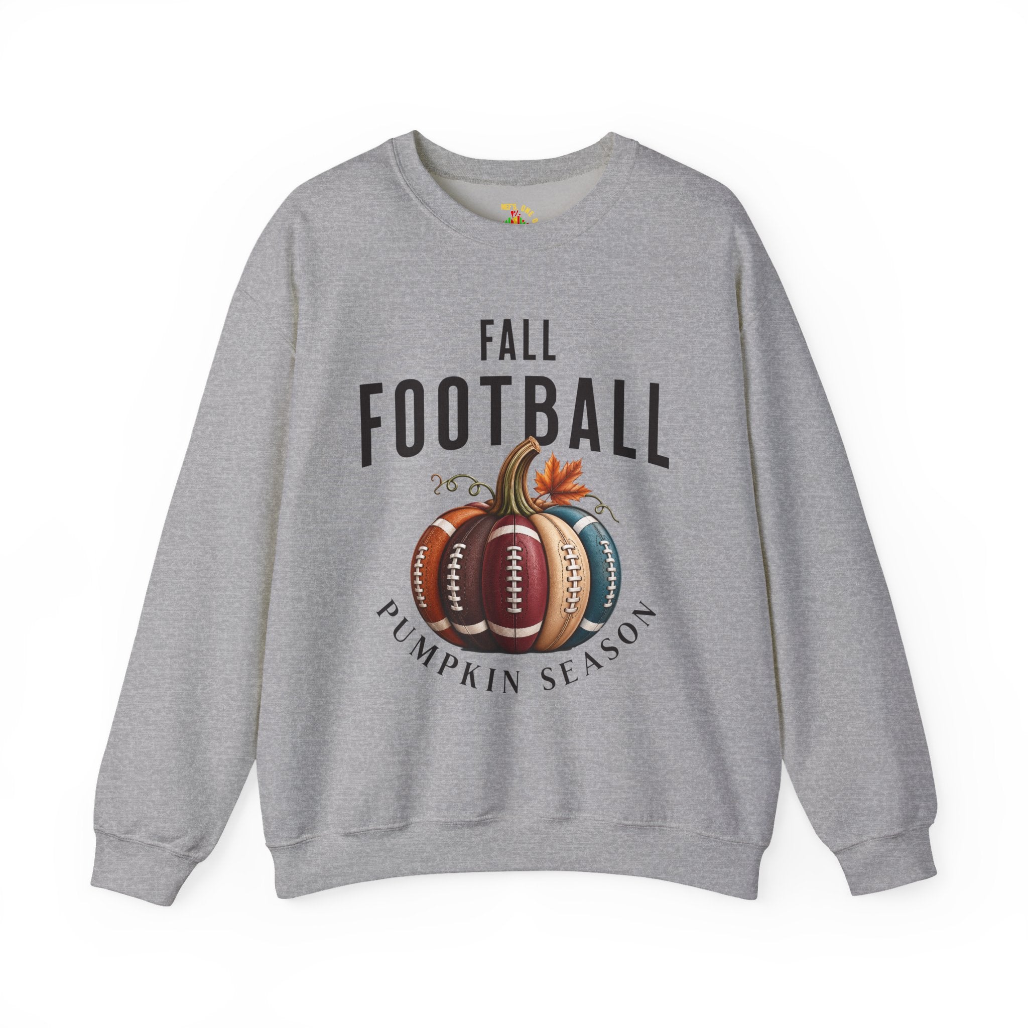 Fall Football Pumpkin Season Crewneck Sweatshirt