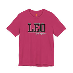 Leo Season Unisex Jersey Tee, Horoscope Shirt, Astrology Gift, Birthday Wear, Zodiac Fashion, Personalized Astrology Apparel