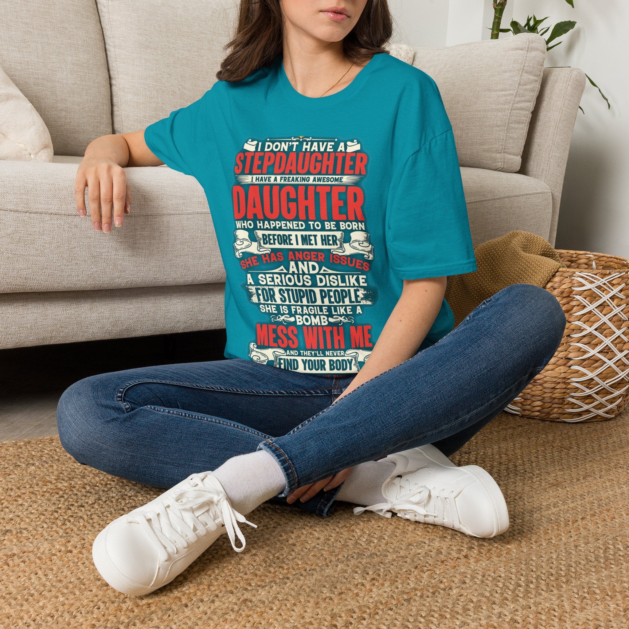 The love of a stepdaughter from a Stepfather Short Sleeve Tee