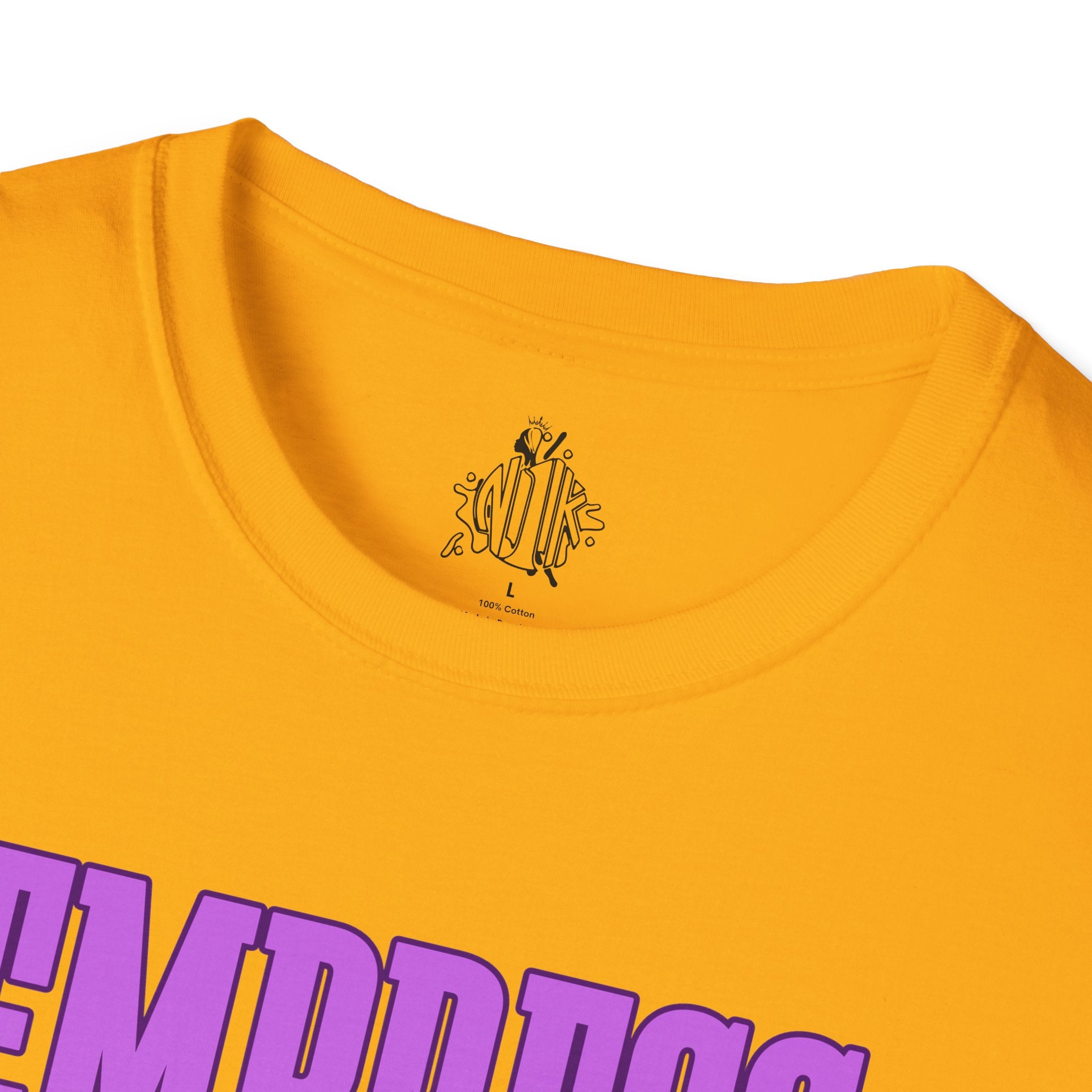 Bold Purple Print Empress Status T-shirt