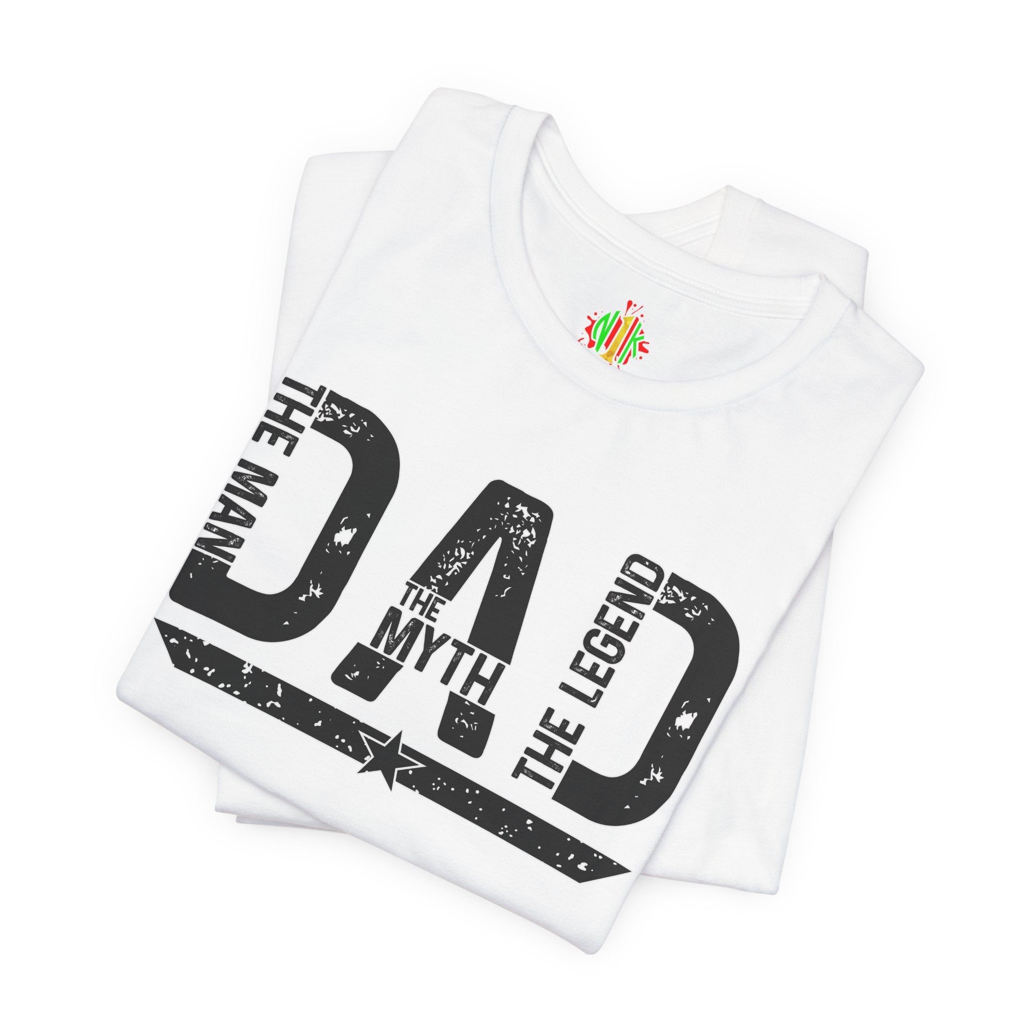 Dad Myth Legend T-Shirt, Unisex Tee, Father's Day Gift, Birthday Gift for Dad, Casual Wear, Family T-Shirt