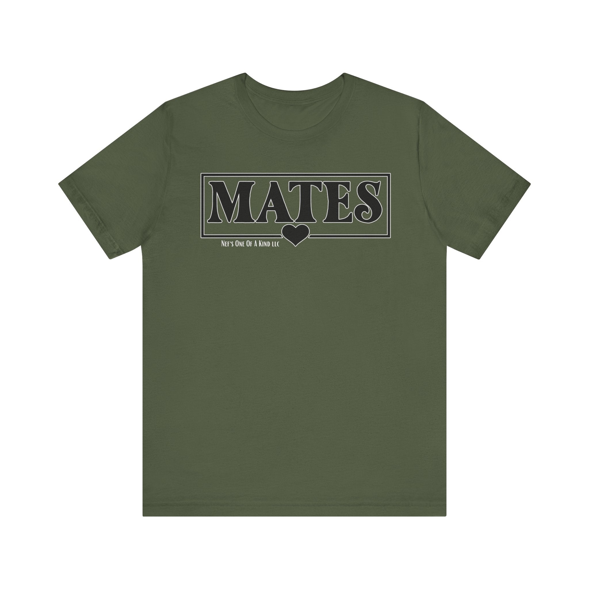 Mates with Soul Valentine Casual Soft Unisex Jersey Crew Neck Short Sleeve Tee