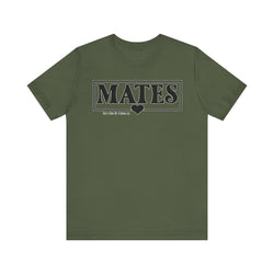 Mates with Soul Valentine Casual Soft Unisex Jersey Crew Neck Short Sleeve Tee