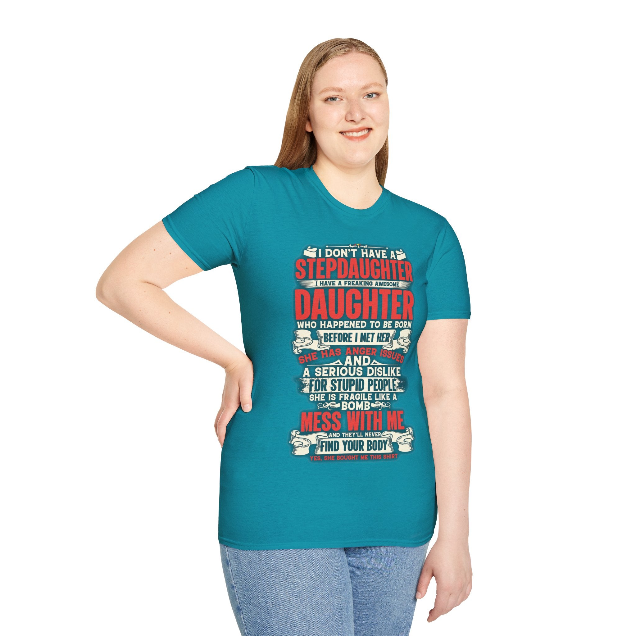 The love of a stepdaughter from a Stepfather Short Sleeve Tee