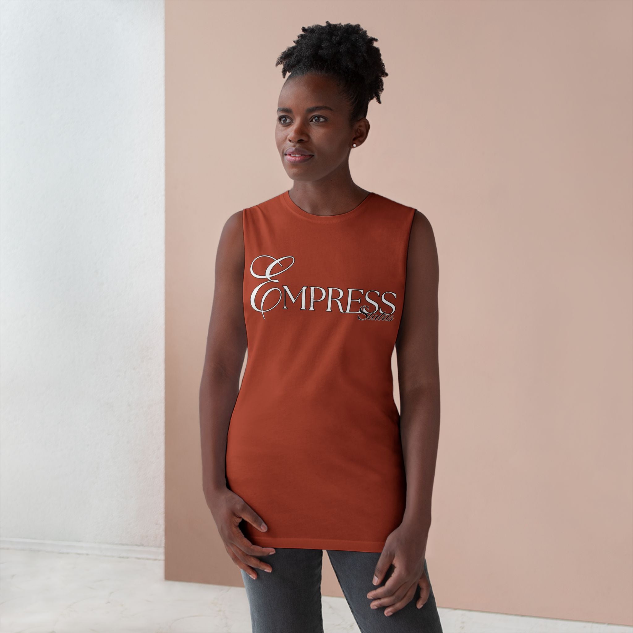 Empress Status Tank Top - Empowering Unisex Sleeveless Shirt for ConfiTank TopEmpress Status Tank Top