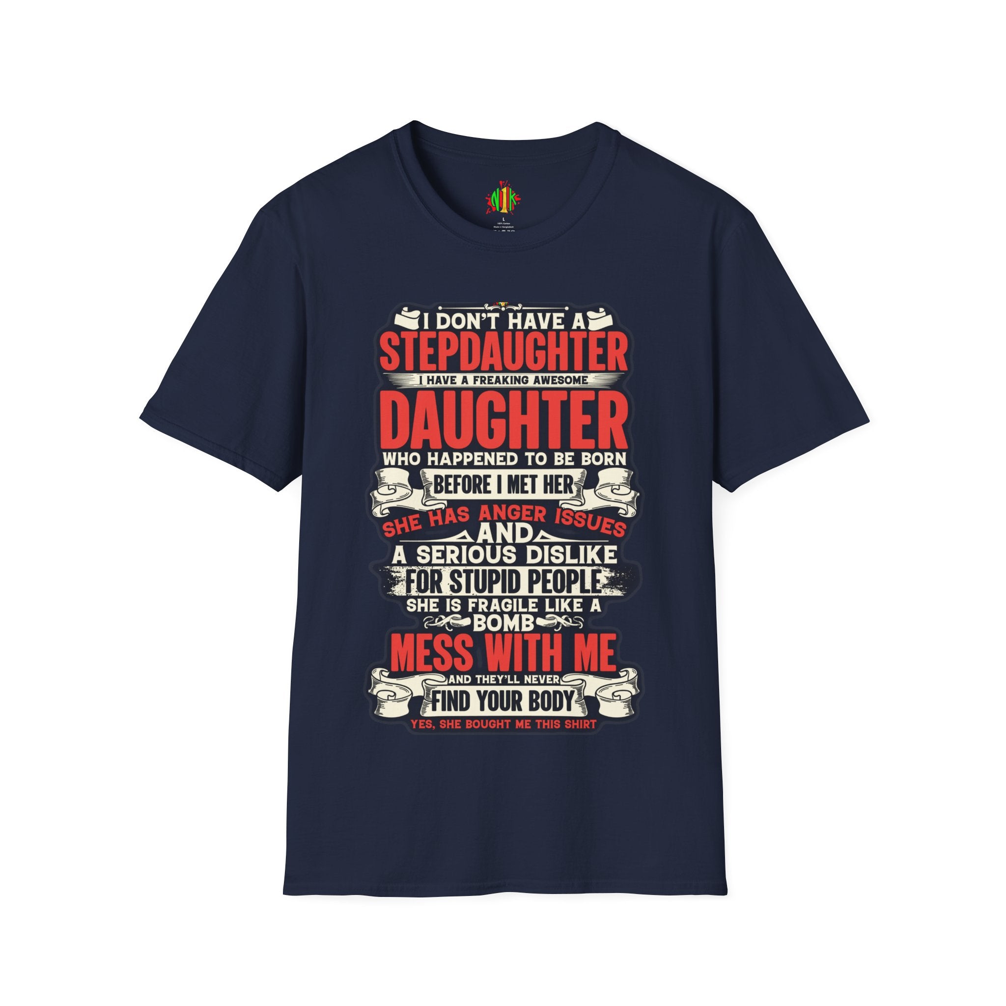 The love of a stepdaughter from a Stepfather Short Sleeve Tee