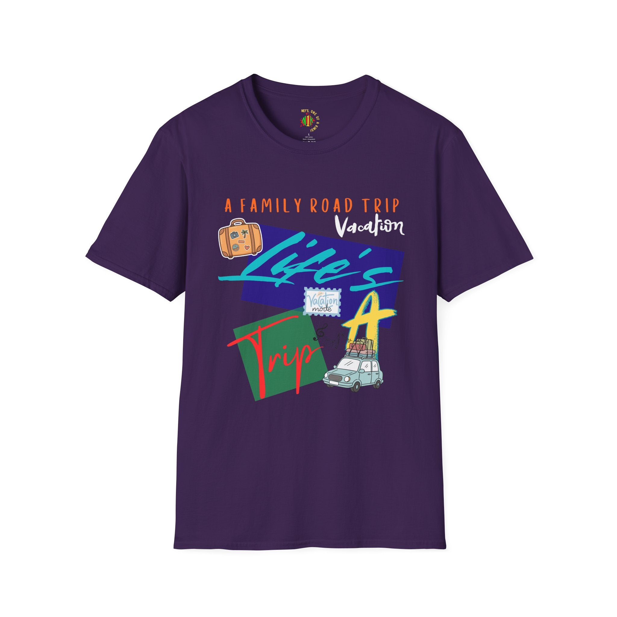 Road Trip T-Shirt — "Life's a Trip" Retro Family Travel Graphic