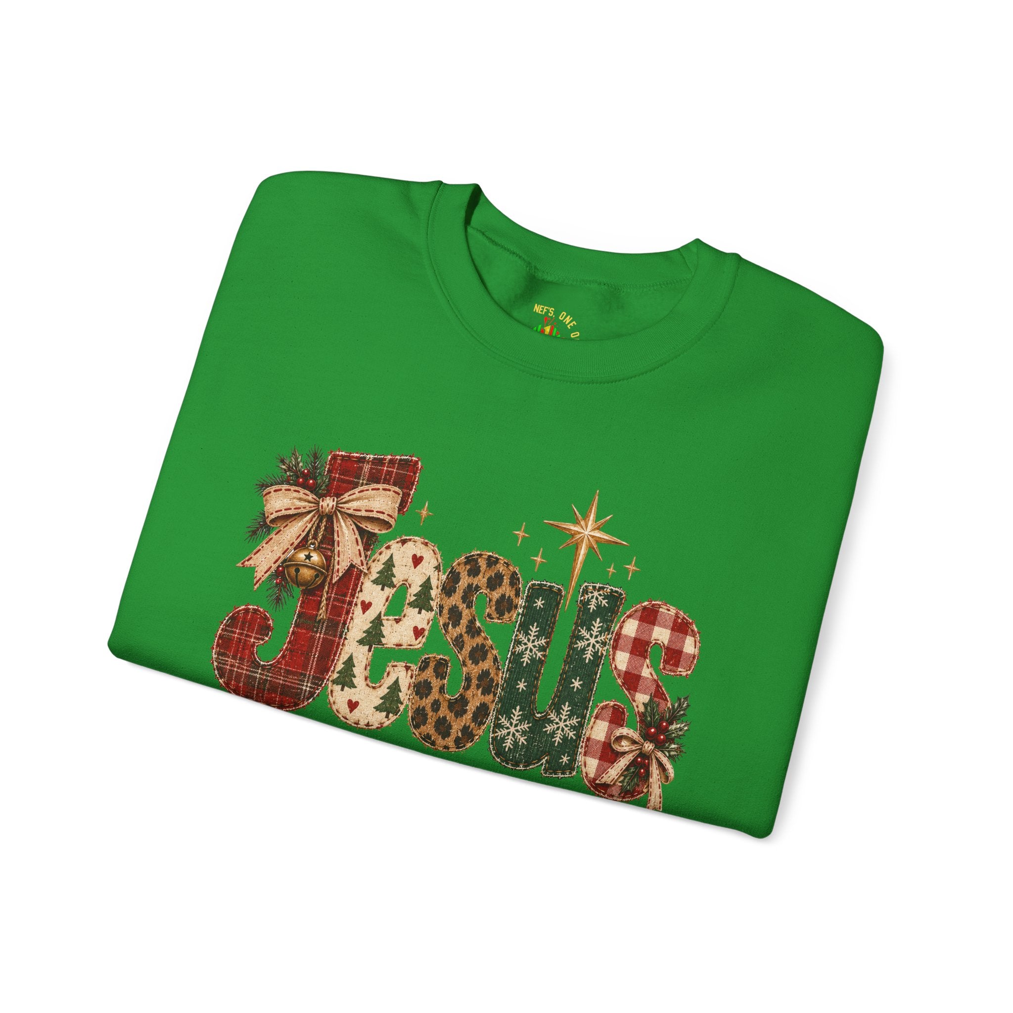 Festive Christmas Reindeer Crewneck Sweatshirt