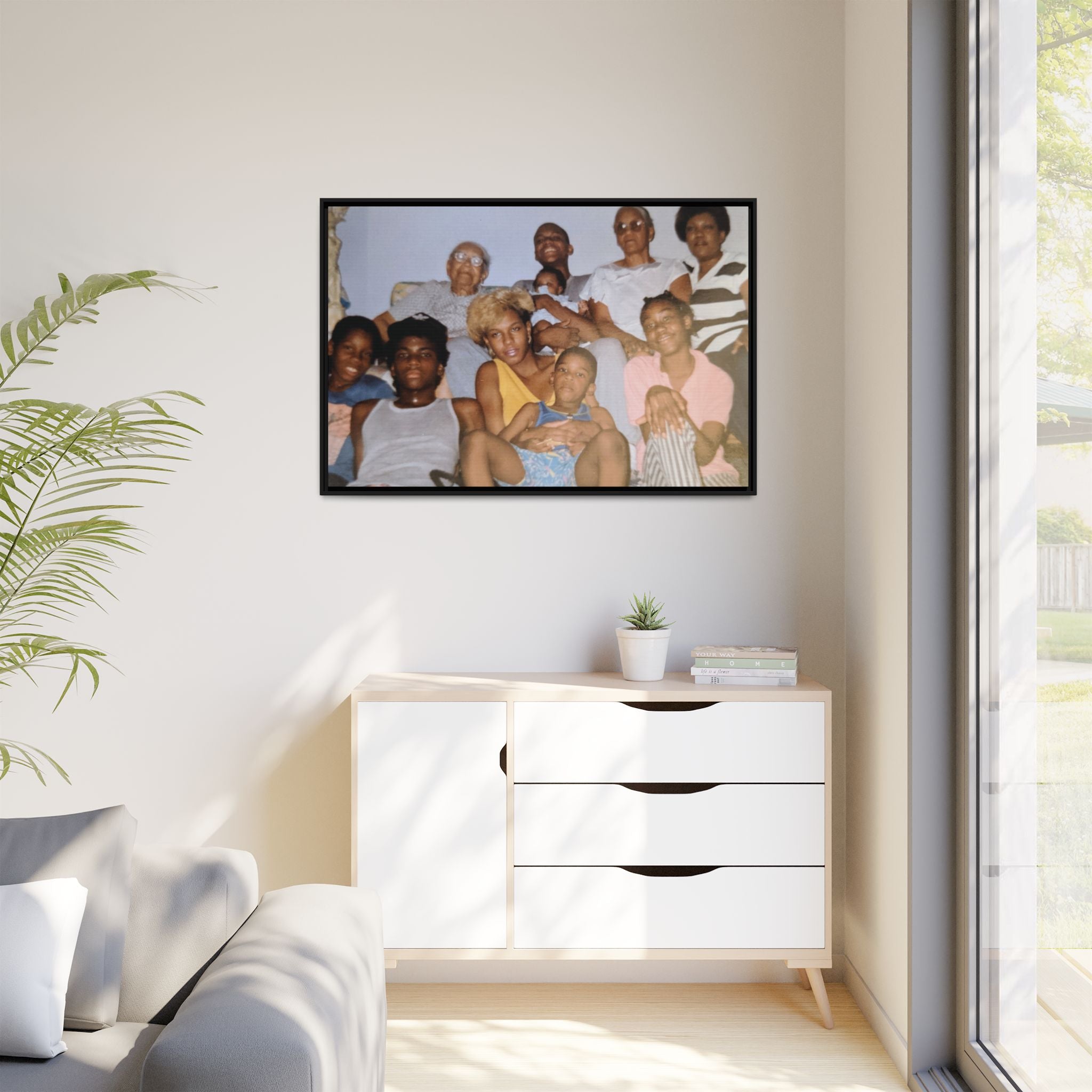 Ccustomizable Framed Canvas — Horizontal Matte Wall Art