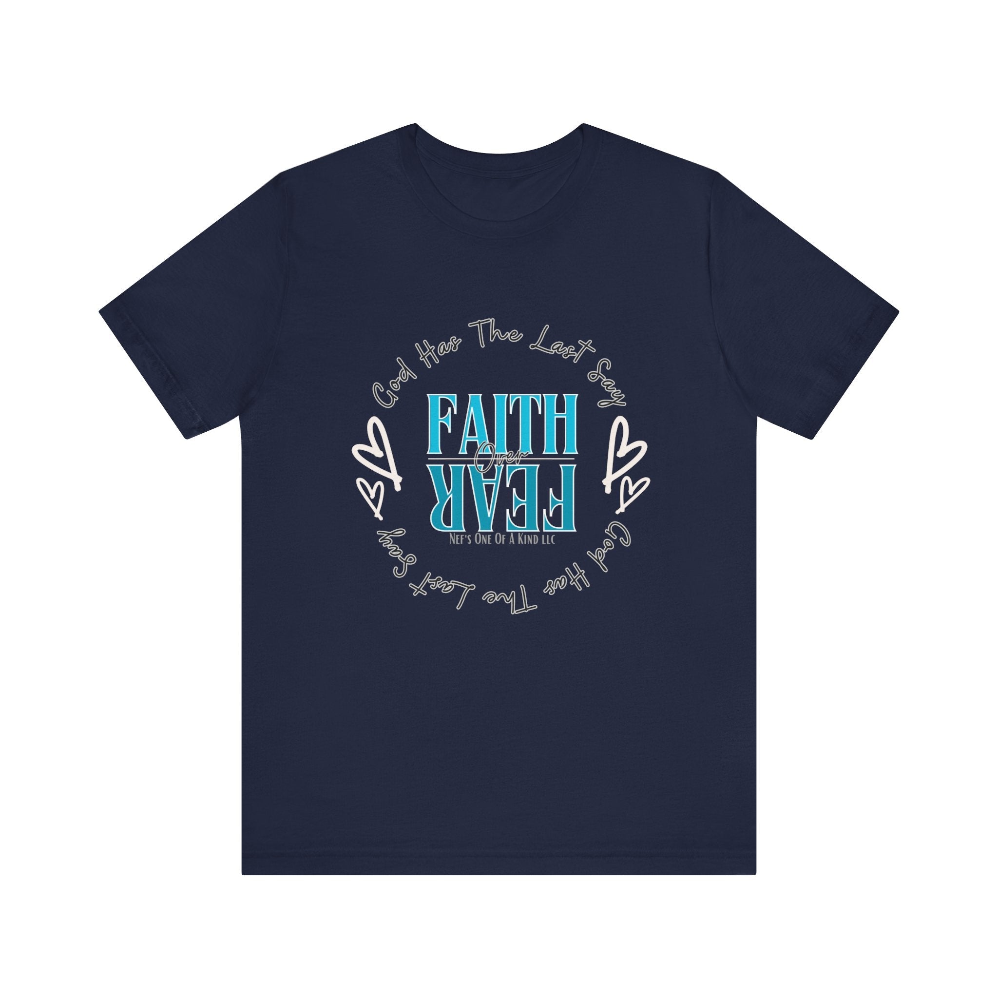 Faith over Fear Unisex Short Sleeve Tee